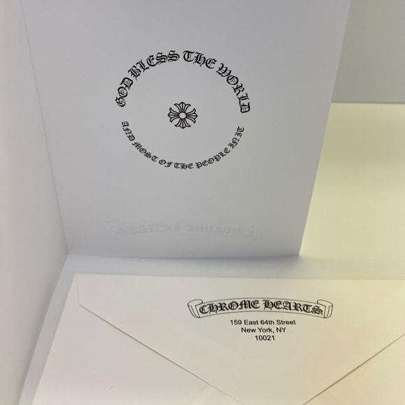 RARE - CHROME HEARTS - Vintage - Greeting Card - Picture 7 of 11